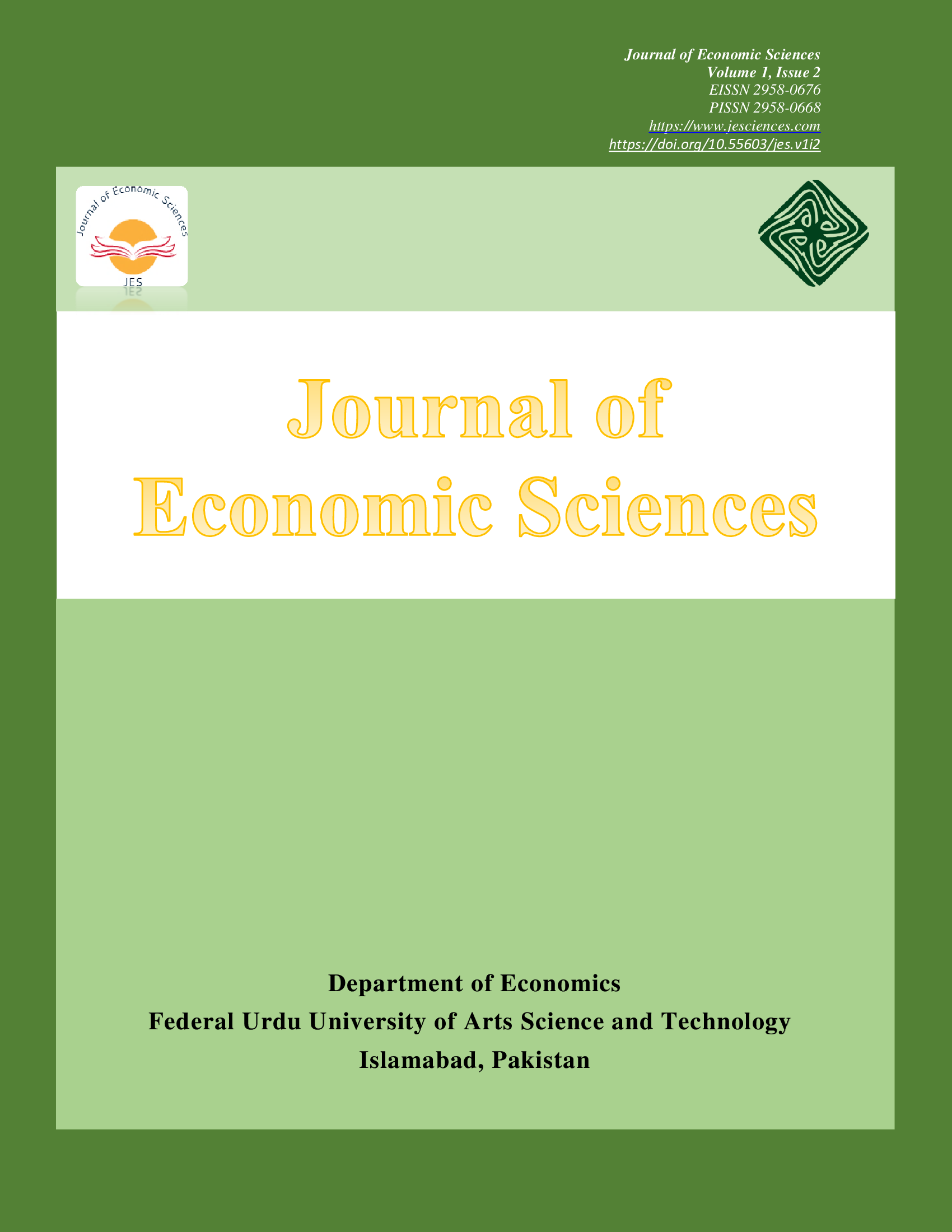 					View Vol. 1 No. 2 (2022): Journal of Economic Sciences
				